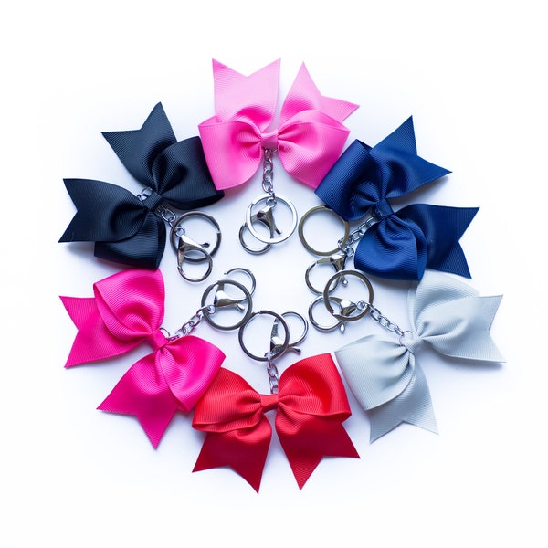 Cheer Bow Key Chain Etsy