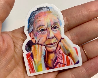 Jane Goodall Vinyl Sticker