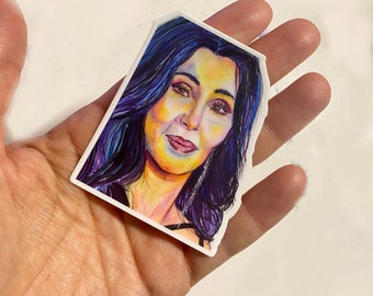 Cher Vinyl Sticker