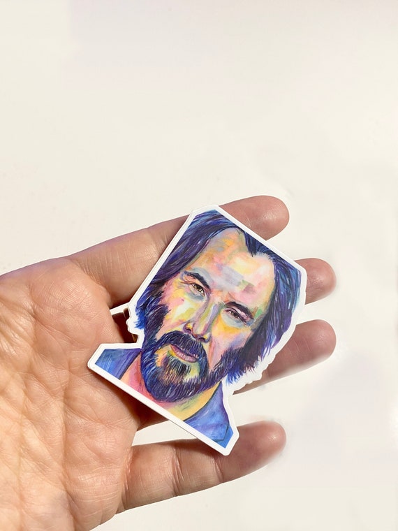 Keanu Reeves Vinyl Sticker - Etsy