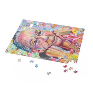 Jane Goodall & Flowers Puzzle (500 pieces)