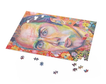 Nic Cage & Flowers Puzzle (500 pieces)