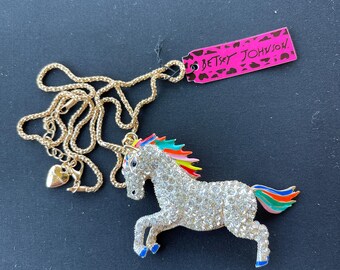 Betsey Johnson Jewelry NOS Clown Necklace - Etsy