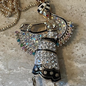 Betsey Johnson Dancer necklace