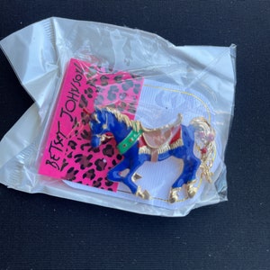 Betsey Johnson Jewelry NOS Unicorn Brooch
