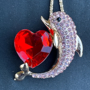 Betsey Johnson Jewelry NOS Dolphin Necklace/Pendant