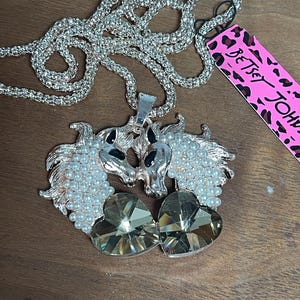 Betsey Johnson Jewelry NOS Horse Necklace