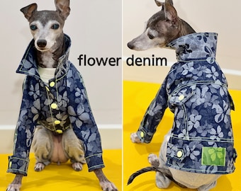 Italian Greyhound apparel-Denim Jacket