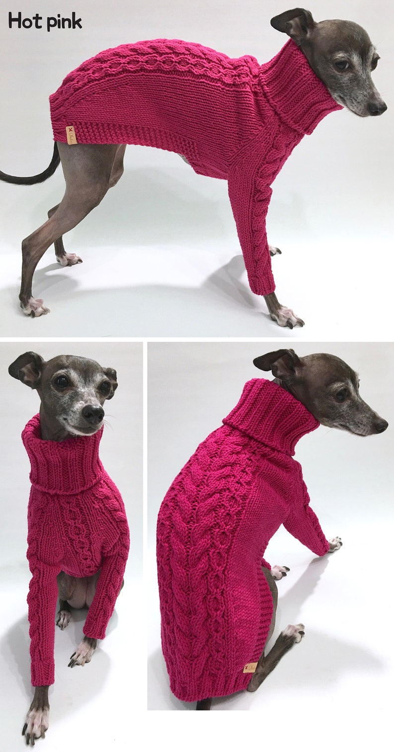 Italian Greyhound apparelhandmade knitwear5color Etsy