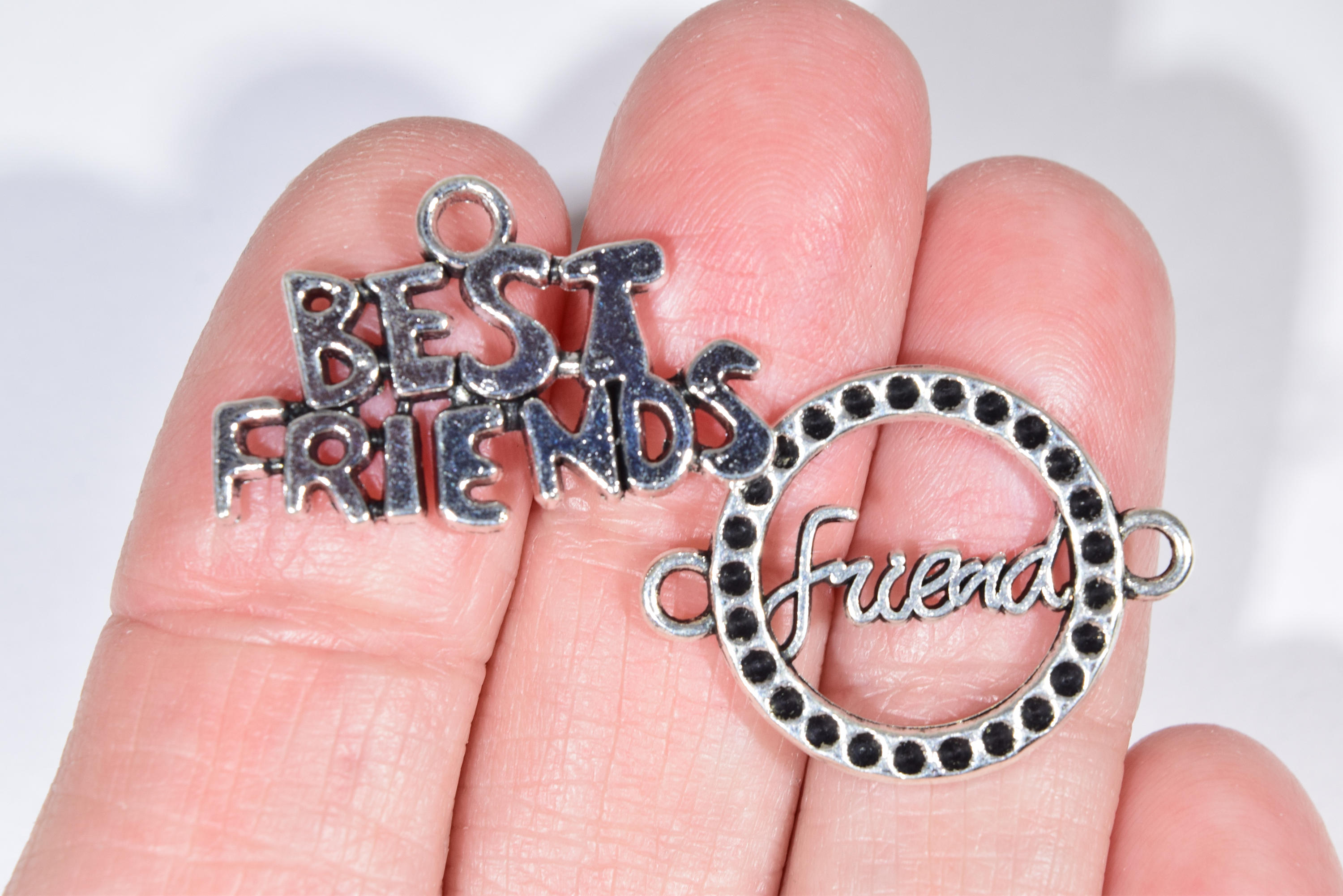 8 Friendship Charms Collection BFF Charms Friend Charms Etsy