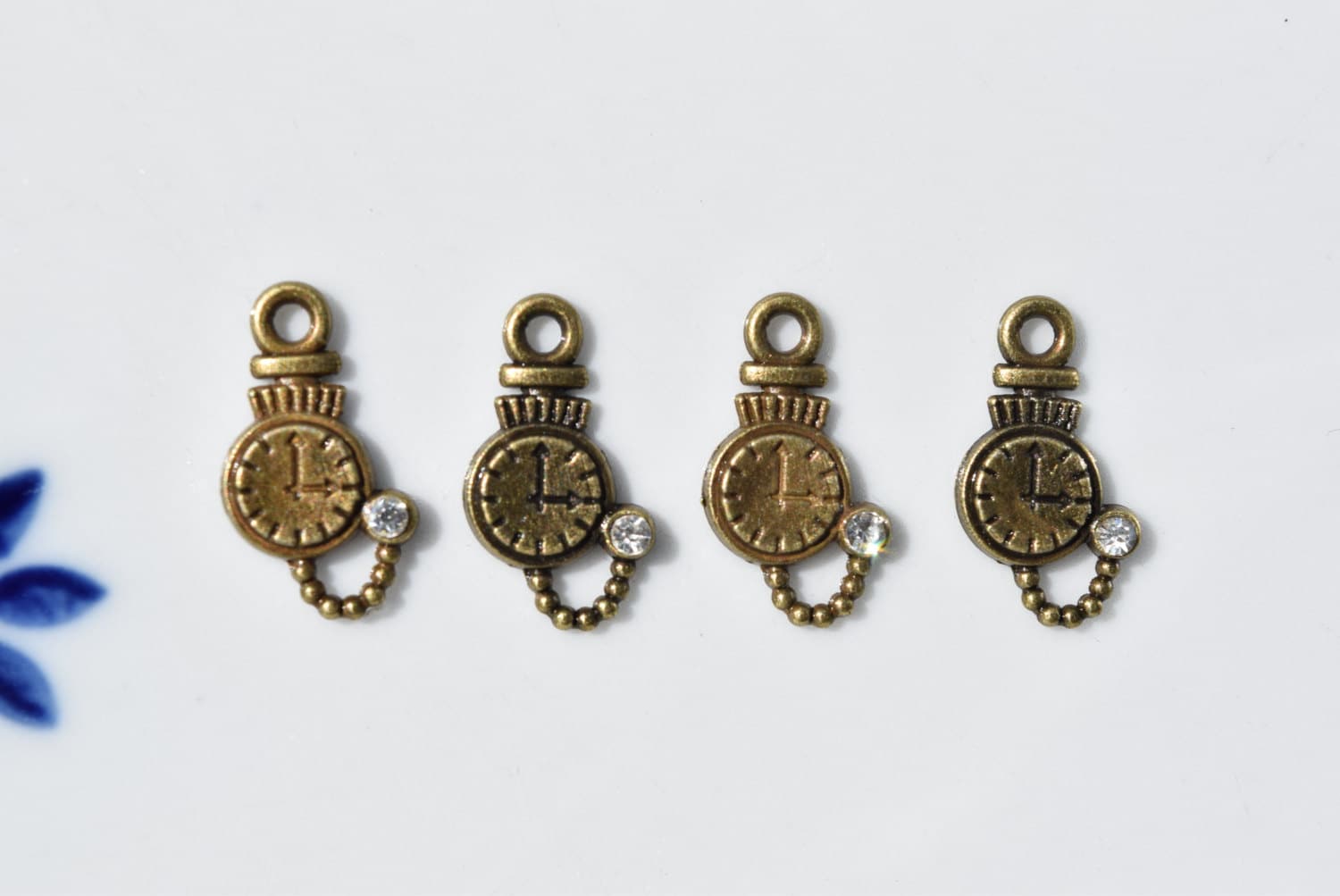 12 Pocket watch charms watch charms bronze clock charms Etsy