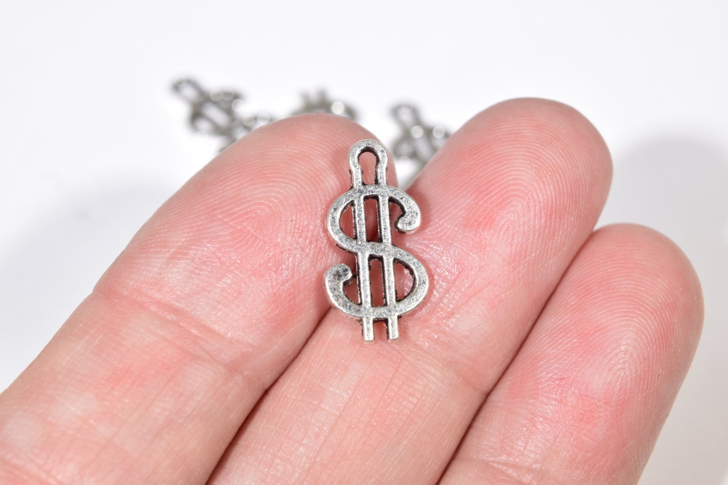 10 Dollar sign charms dollar symbol charms money charms Etsy