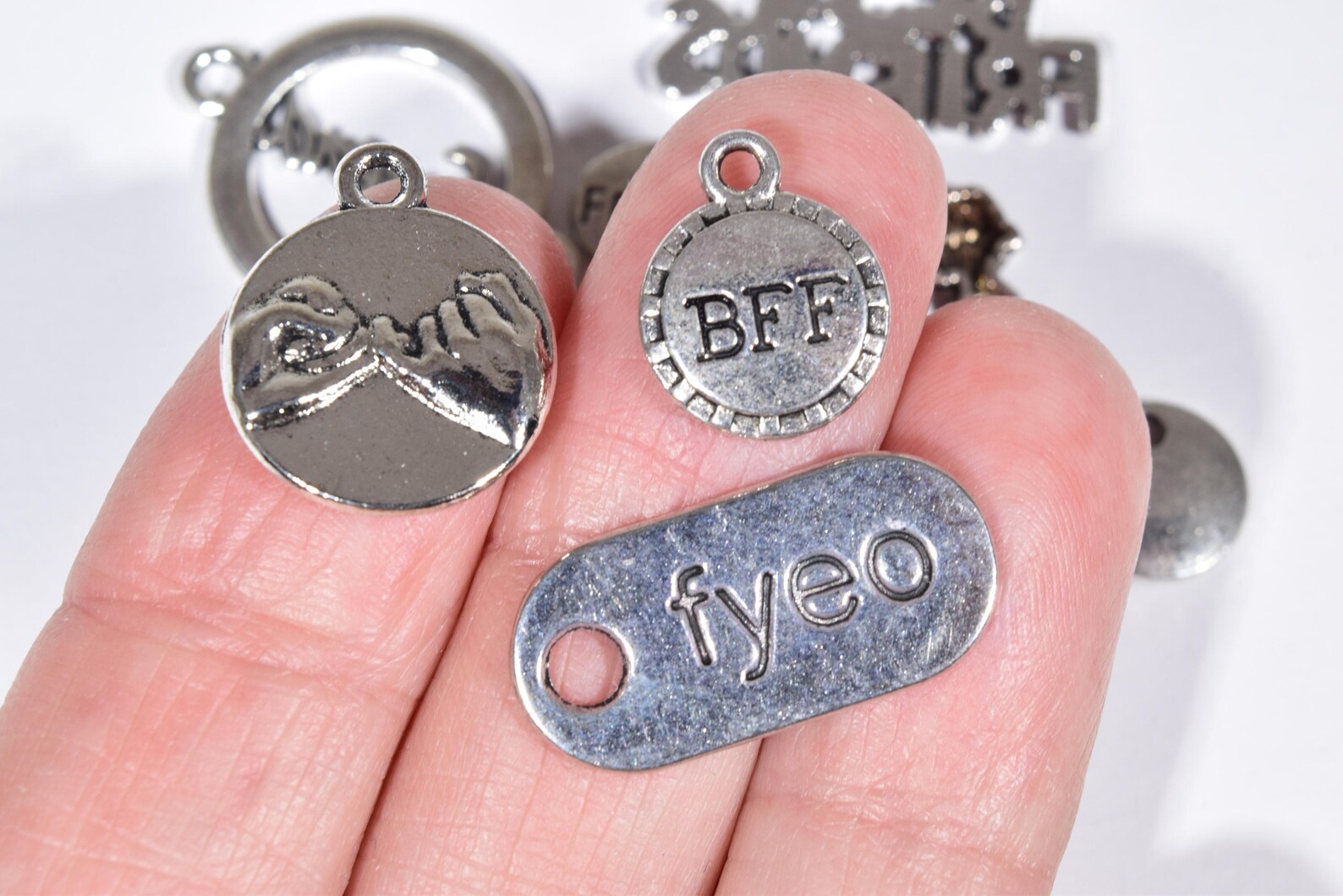 8 Friendship Charms Collection BFF Charms Friend Charms Etsy