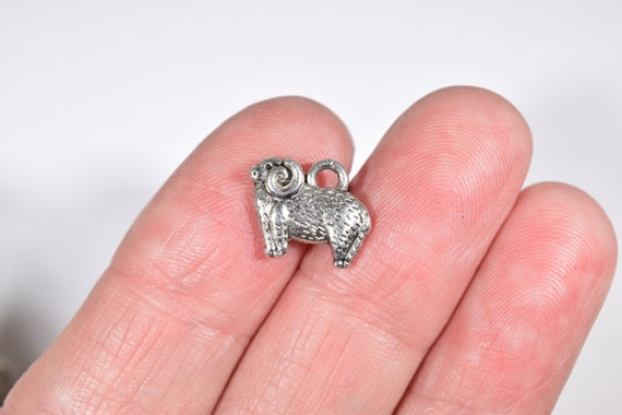 10 ram charms sheep