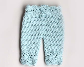 crochet baby trousers