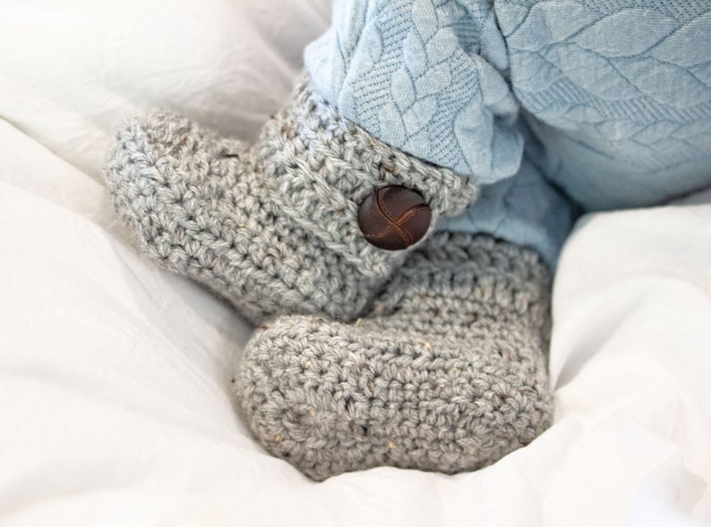 Crochet Pattern for Baby Boy Hat and Booties Set Crochet Hat Etsy