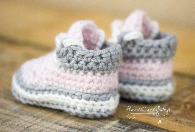 Crochet Pattern Baby Shoes Baby Boy Booties Pattern and Baby | Etsy