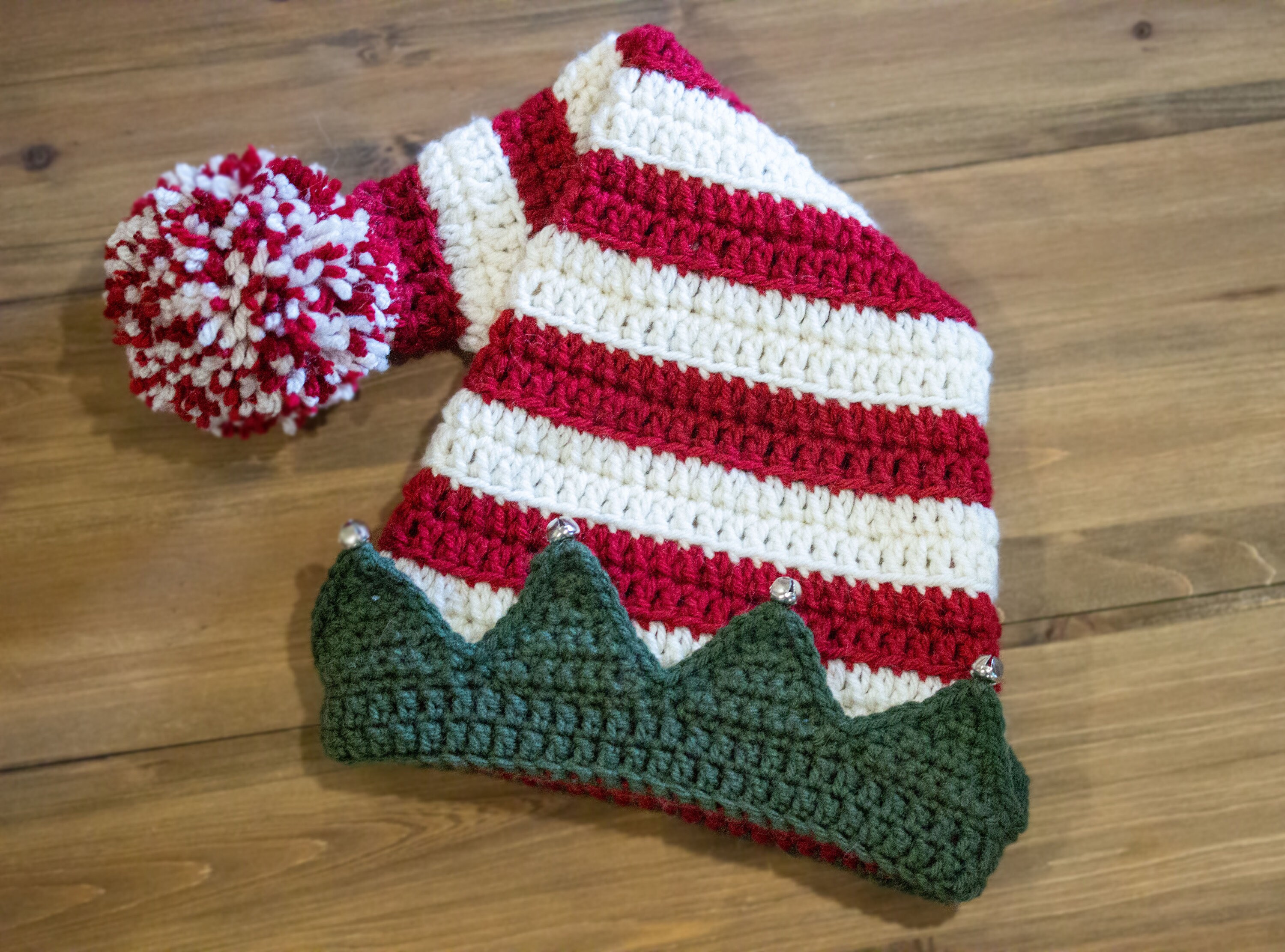 Crochet Pattern Just Elfin Around Hat Christmas Hat Elf Hat Etsy