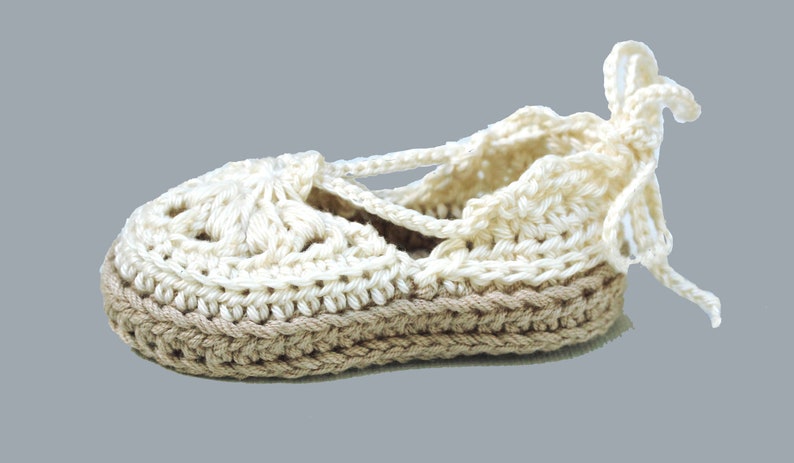 Crochet Baby Booties Pattern for Baby Girl Crochet Booties Pattern Crochet Espadrilles Pattern Crochet Pattern Baby Booties Pattern