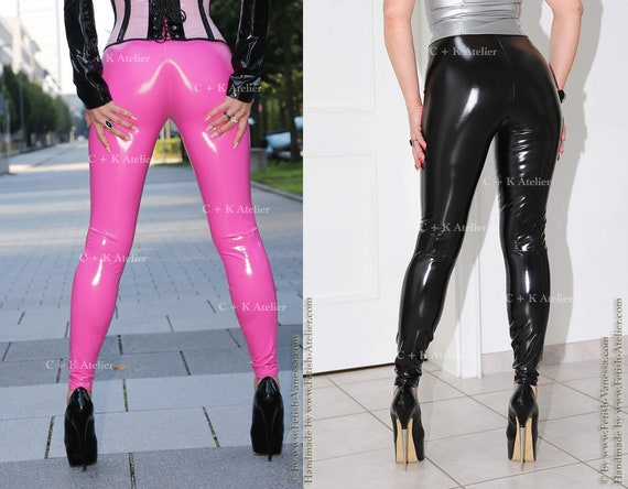 PVC Leggings, Leggins, Trousers, Pants, Very Glossy, Shiny, and Stretchy,  Handmade, New -  Canada