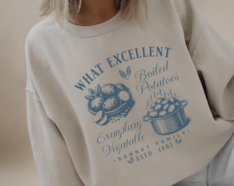 Jane Austen Sweatshirt: Pride and Prejudice, Pemberley Crewneck