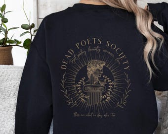Dead Poets Society Dark Academia Clothing Dark Academia Clothes Light Academia Light Academia Clothing Poet Shirt Welton Academy Sweatshirt