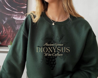 Dionysus Sweatshirt Mythology Shirt Greek Mythology Camp Half-blood Shirt Mythology Fans S Gods of Olympus Lore of Olympus Greek God's Shirt