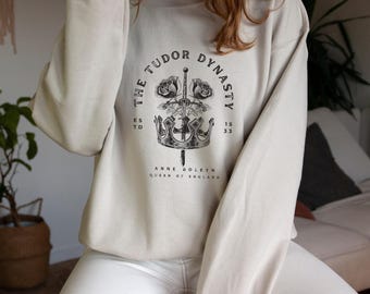 Sudadera de Ana Bolena: Reina de Inglaterra, ropa alternativa literaria