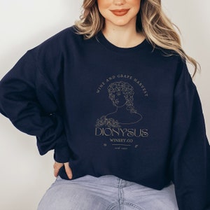 Dionysus Shirt Mythology Shirt Poet Shirt Dark Academia Clothing Greek Mythology Literary Shirt Literature Shirt Funny Wine Shirt