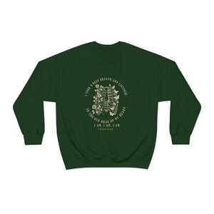 Sylvia Plath Quote Sweatshirt: Dark Academia Literary Shirt image 7