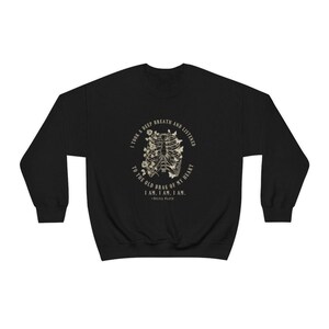 Sylvia Plath Quote Sweatshirt: Dark Academia Literary Shirt image 9