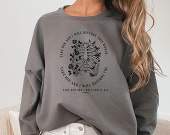 Hades & Persephone Mythologie Sweatshirt: Bookish Light Academia Apparel