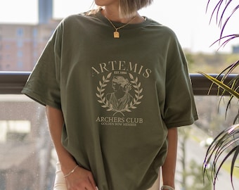 Artemis Mythology Shirt: Greek Goddess Poet Shirt