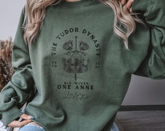 Sudadera de Ana Bolena, camiseta con la historia de la dinastía Tudor
