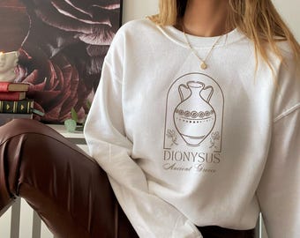 Dionysus Sweatshirt Mythology Shirt Greek Mythology Camp Half-blood Shirt Mythology Fans S Gods of Olympus Lore of Olympus Greek God's Shirt