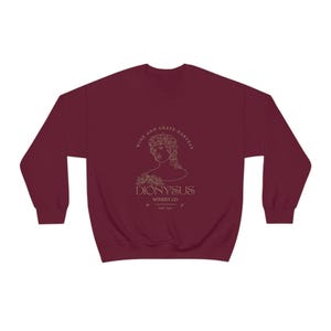Dionysus Mythology Sweatshirt: Dark Academia Literary Shirt image 9