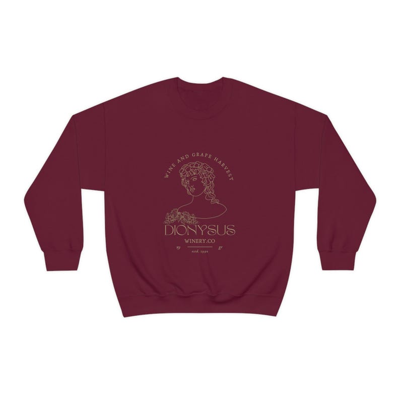 Dionysus Mythology Sweatshirt: Dark Academia Literary Shirt image 9