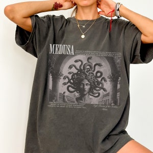 Medusa Comfort Colors Shirt: Feminist Greek Mythology Tee