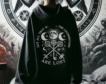 Hecate Hoodie Dark Feminine Witch Hoodie Crossroads Goddess Sweatshirt