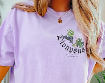 Dionysus Shirt: Dark Academia Greek Mythology Top