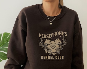 Sudadera del Club Canino de Perséfone: Camiseta de Cerbero de la mitología griega