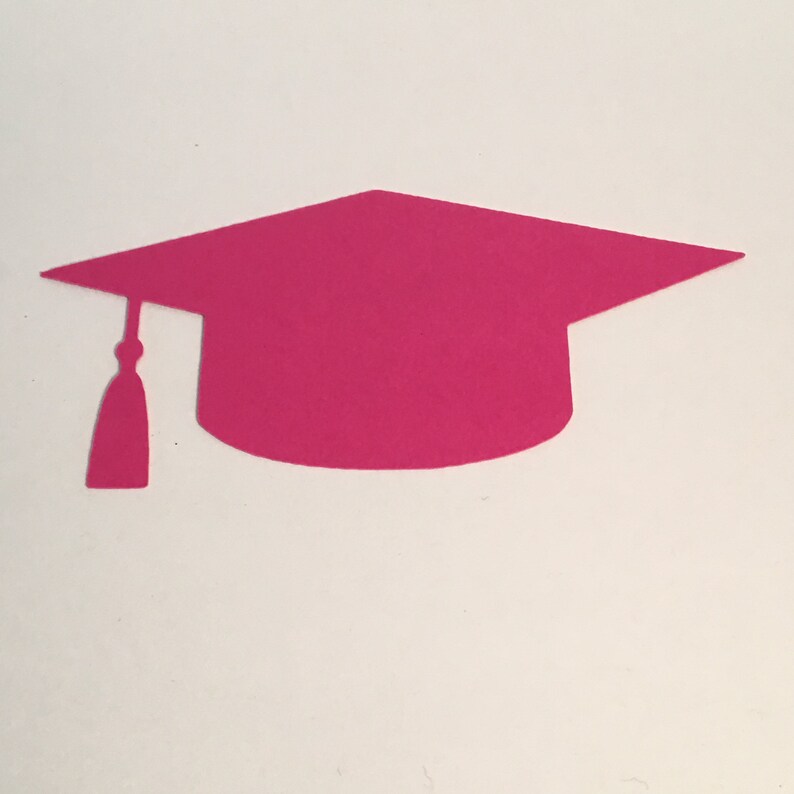 TEN Cardstock Grad Cap Die Cuts Kindergrad High School Etsy
