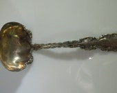 Whiting Louis XV 1891 Sterling Griffin Mark W hallmark Sauce Ladle 64 Grams