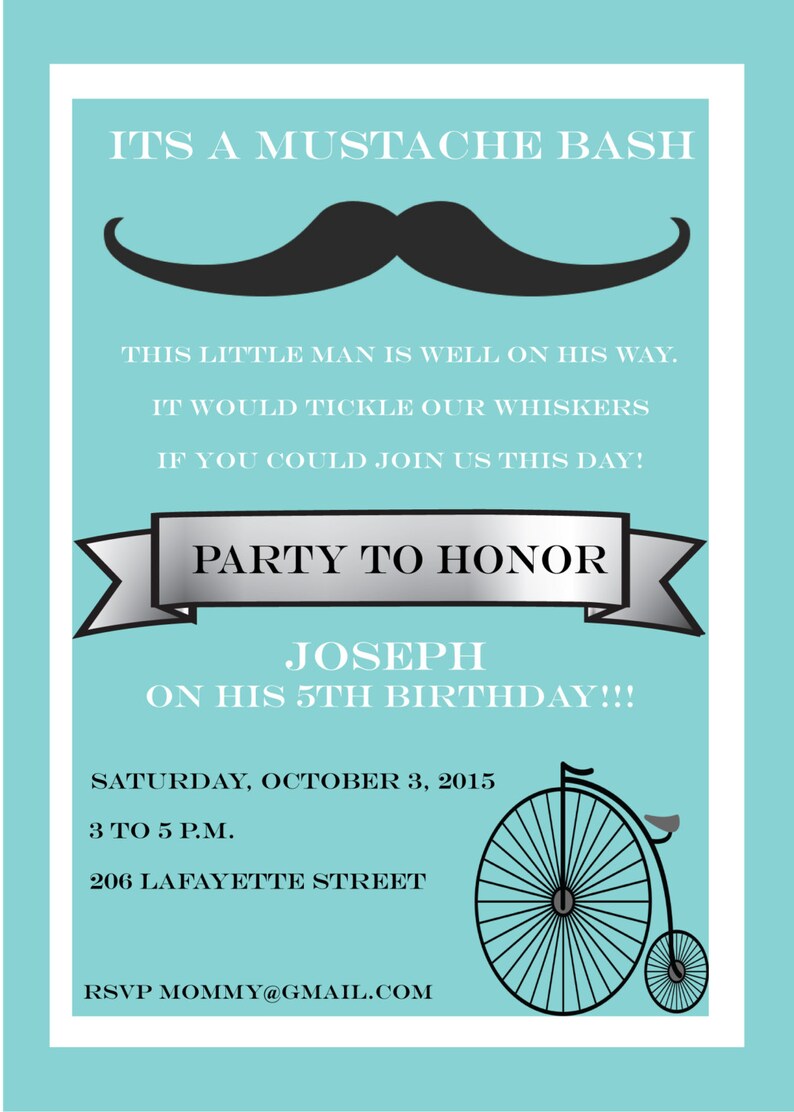 Mustache Bash Party Pack Etsy