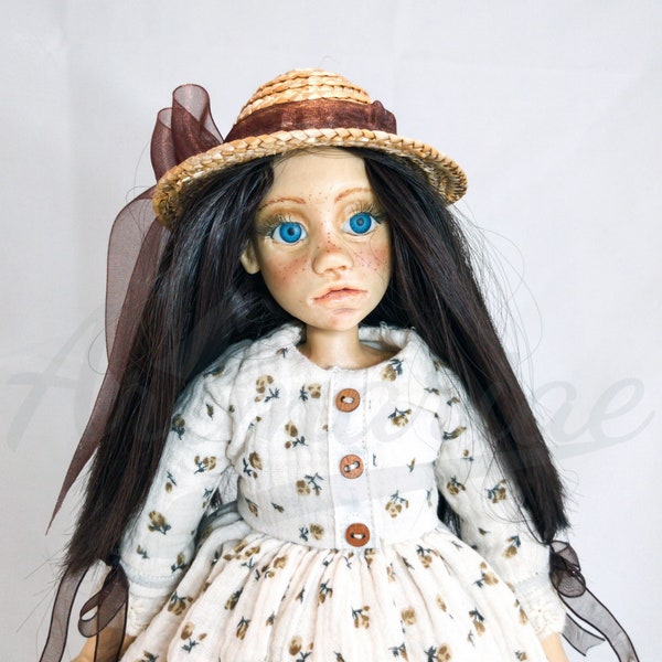 dolls, muñeca de porcelana fria y tela, Belle poupée