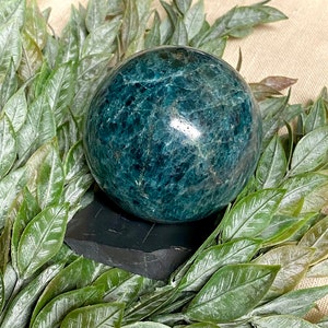 Blue Apatite Sphere