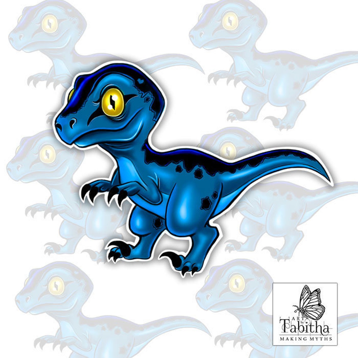 velociraptor decal