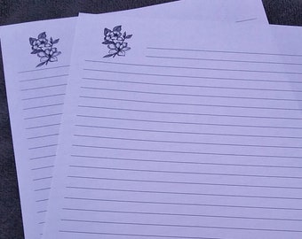 Lined writing paper | Etsy