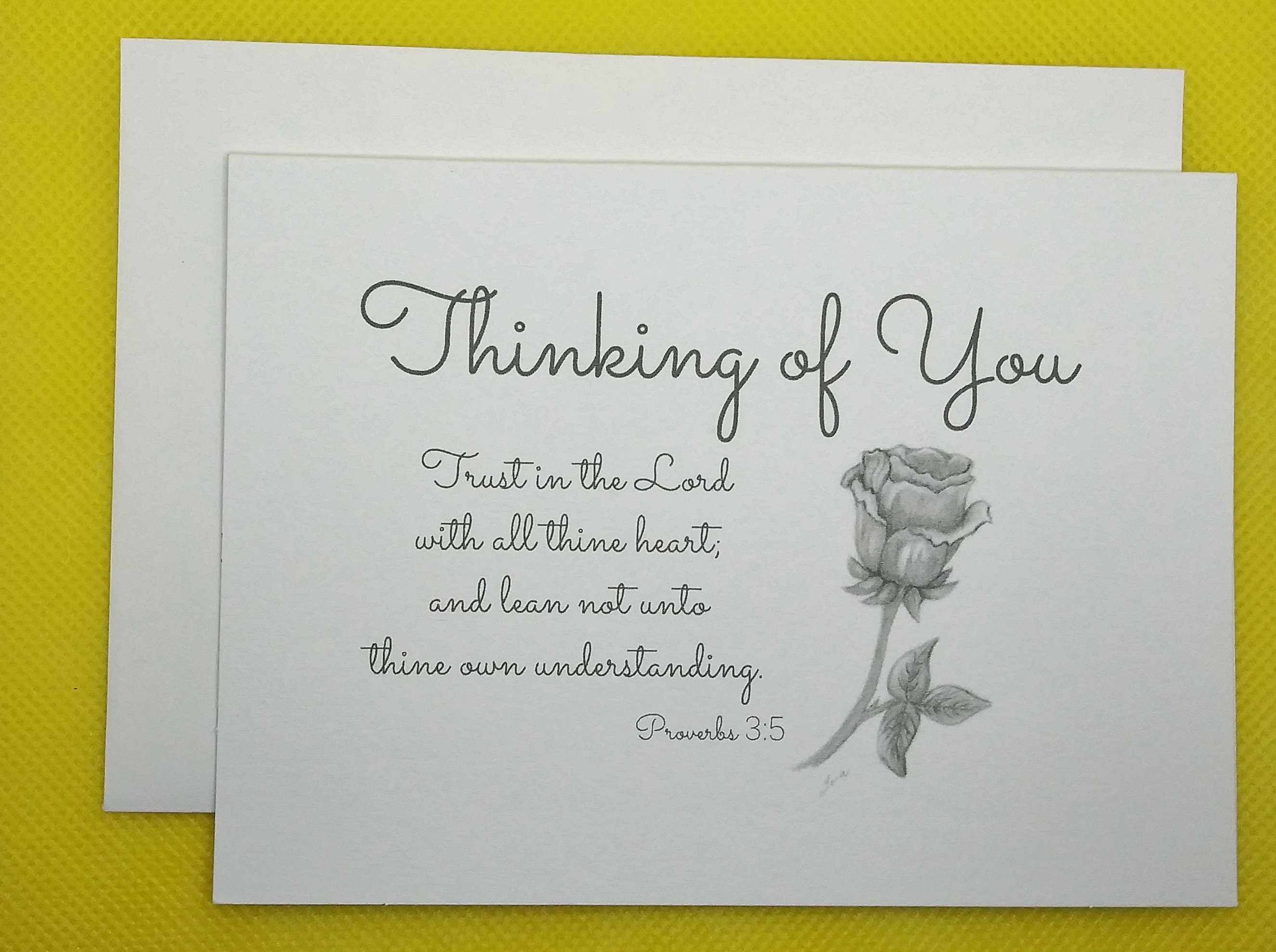 Thinking of You Card Thinking of You Card