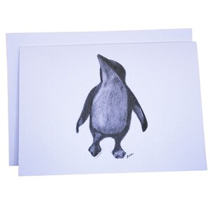 Penquin Note Cards / Thinking of You Cards / Blank Greeting Cards / Just Because Cards /  Art